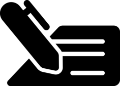 Check Signature Svg Line Art, Free Vectors File
